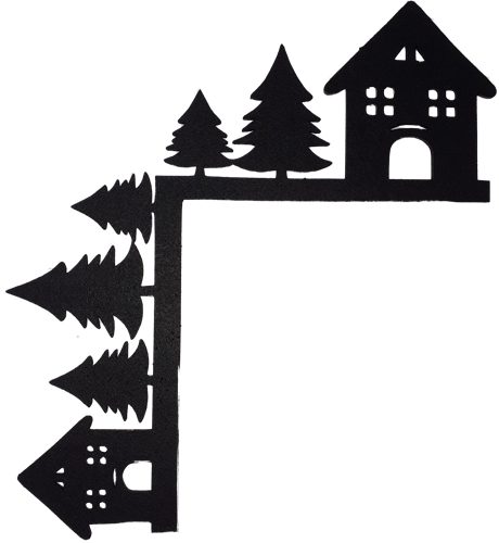 Décoration de porte - Noël